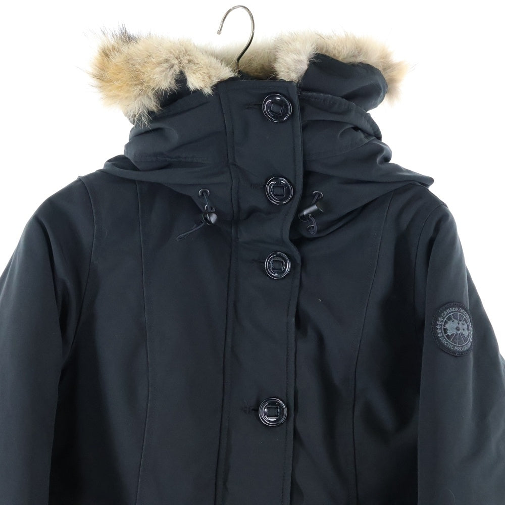 CANADA GOOSE(カナダグース) BLACK LABEL ROSSCLAIR PARKA ブラックレーベル ロスクレア ファーフーデッド ダウンジャケット コート ブラック 2580LB レディース