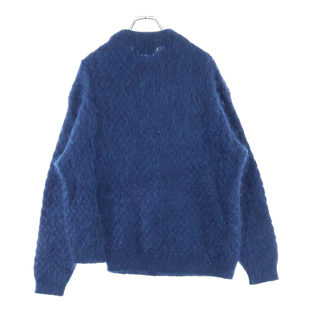 UNUSED(アンユーズド) MOHAIR CREWNECK SWEATER モヘア クルーネック ニット セーター ネイビー US2270