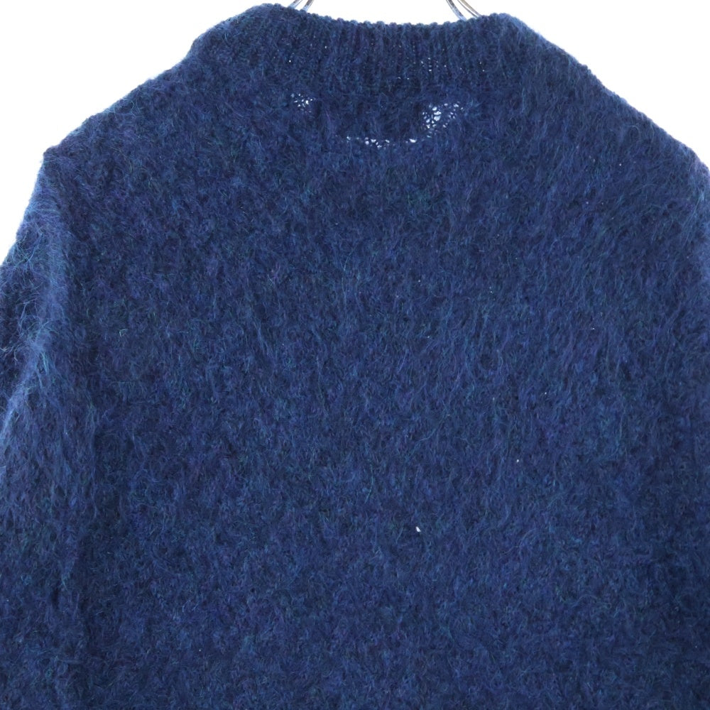 UNUSED(アンユーズド) MOHAIR CREWNECK SWEATER モヘア クルーネック ニット セーター ネイビー US2270