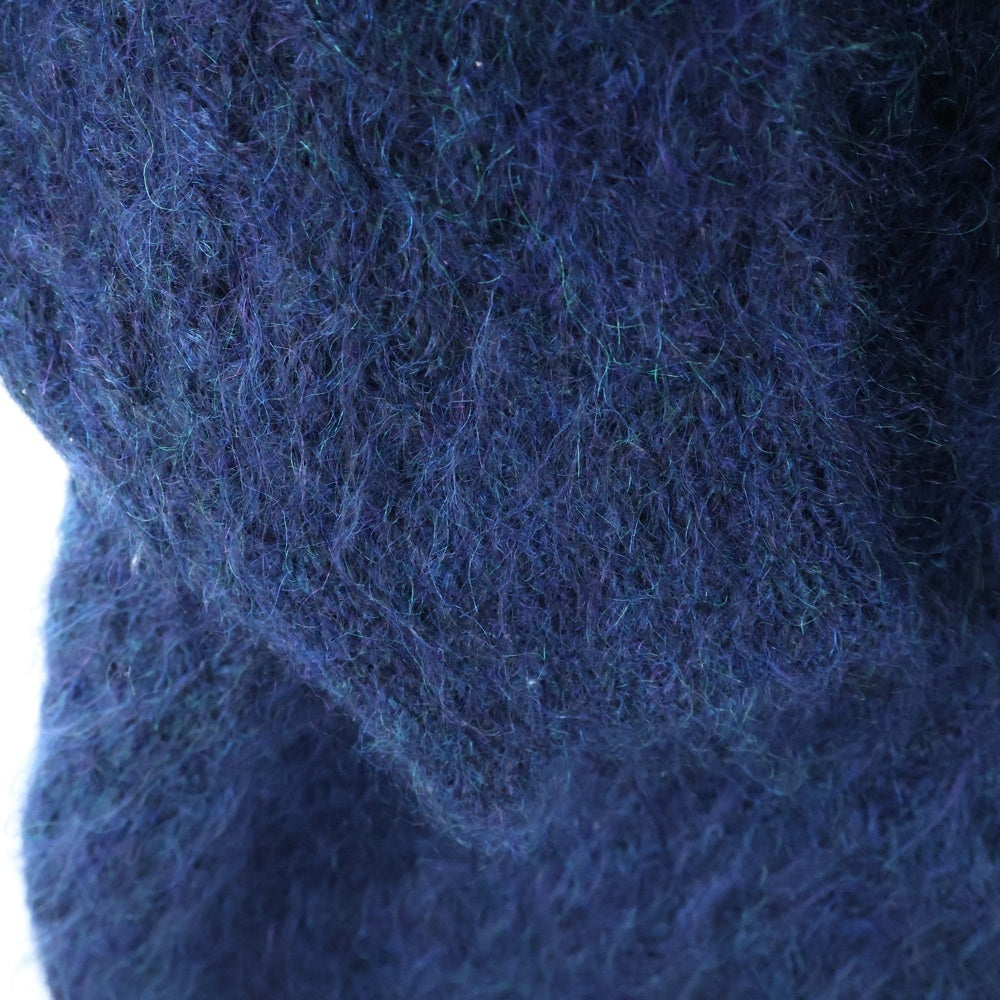 UNUSED(アンユーズド) MOHAIR CREWNECK SWEATER モヘア クルーネック ニット セーター ネイビー US2270