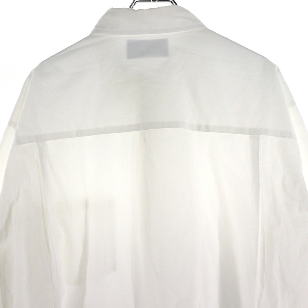 UNUSED(アンユーズド) COTTON SHIRT レギュラーカラー コットン 長袖シャツ ホワイト
