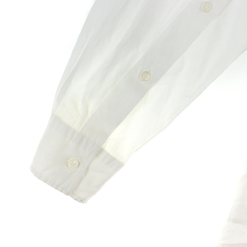 UNUSED(アンユーズド) COTTON SHIRT レギュラーカラー コットン 長袖シャツ ホワイト