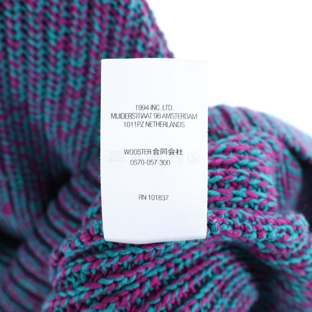 SUPREME(シュプリーム) 21AW Melange Rib Knit Sweater Small Box Logo スモールボックスロゴ メランジリブニット セーター マルチカラー