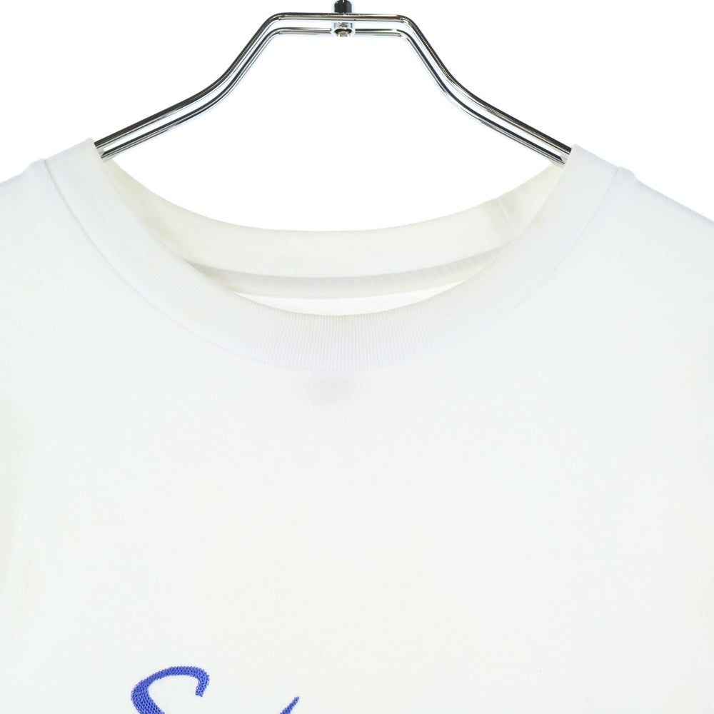 SUPREME(シュプリーム) 24SS Contact S/S Top コンタクト チェーンロゴ刺繍 クルーネック 半袖Tシャツ カットソー ホワイト