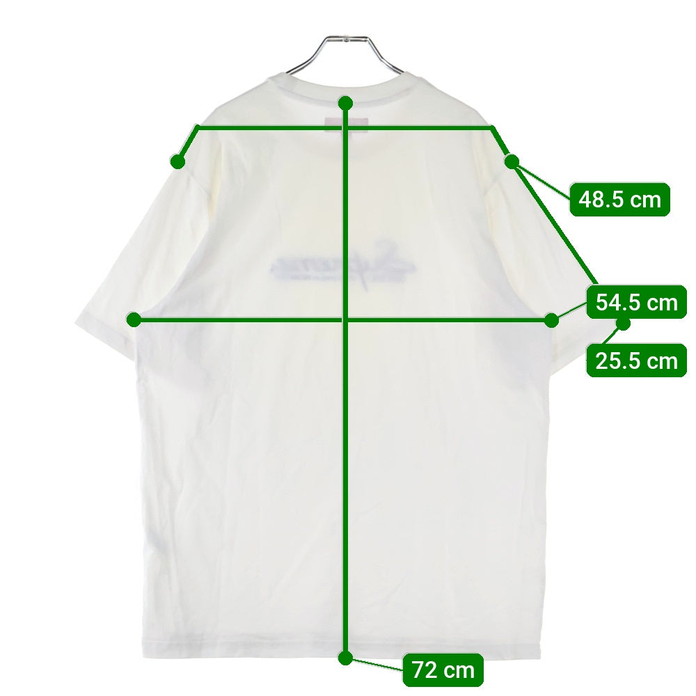 SUPREME(シュプリーム) 24SS Contact S/S Top コンタクト チェーンロゴ刺繍 クルーネック 半袖Tシャツ カットソー ホワイト