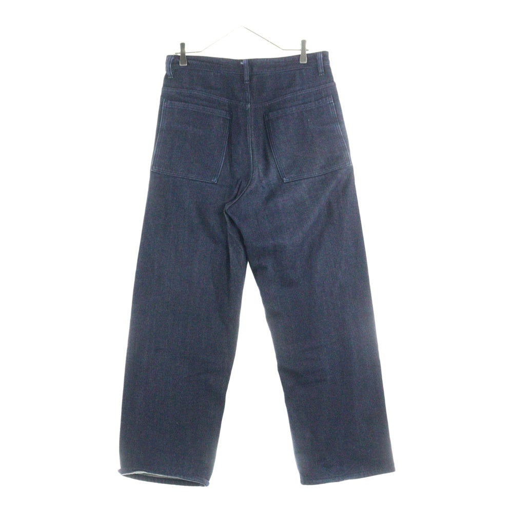 JIL SANDER +(ジルサンダープラス) プレーンコットン ジップフライ デニム ストレートパンツ インディゴ JPUT663140
