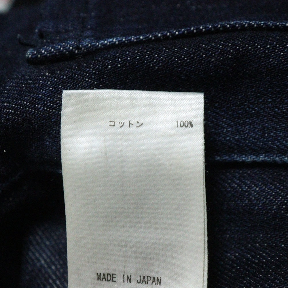 JIL SANDER +(ジルサンダープラス) プレーンコットン ジップフライ デニム ストレートパンツ インディゴ JPUT663140