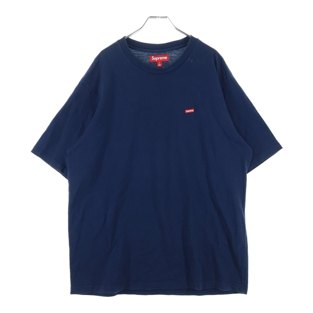 SUPREME(シュプリーム) 24SS Small Box Tee スモールボックスロゴ刺繍半袖Tシャツ ネイビー