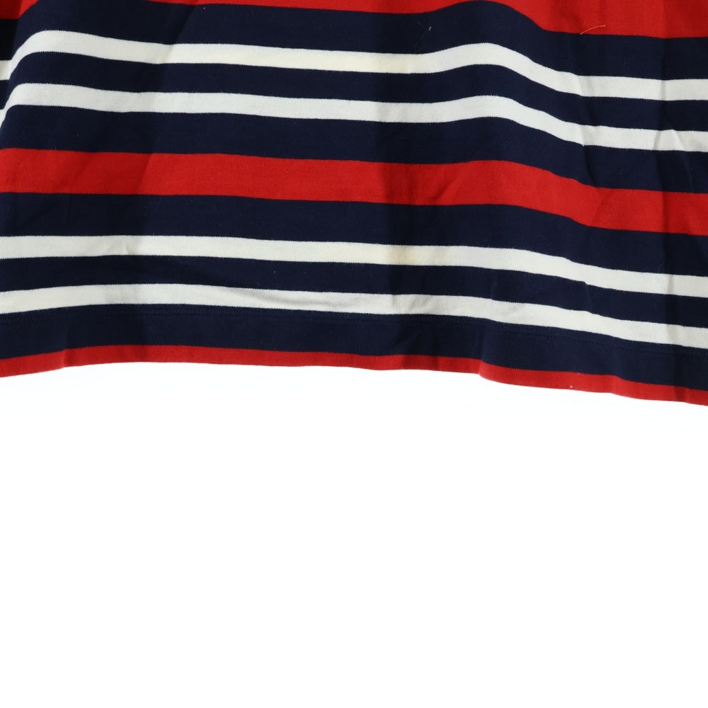 ROTOL(ロトル) 23AW WIDE TWIST LS BORDER ボーダーロングスリーブTシャツ 長袖 レッド ネイビー