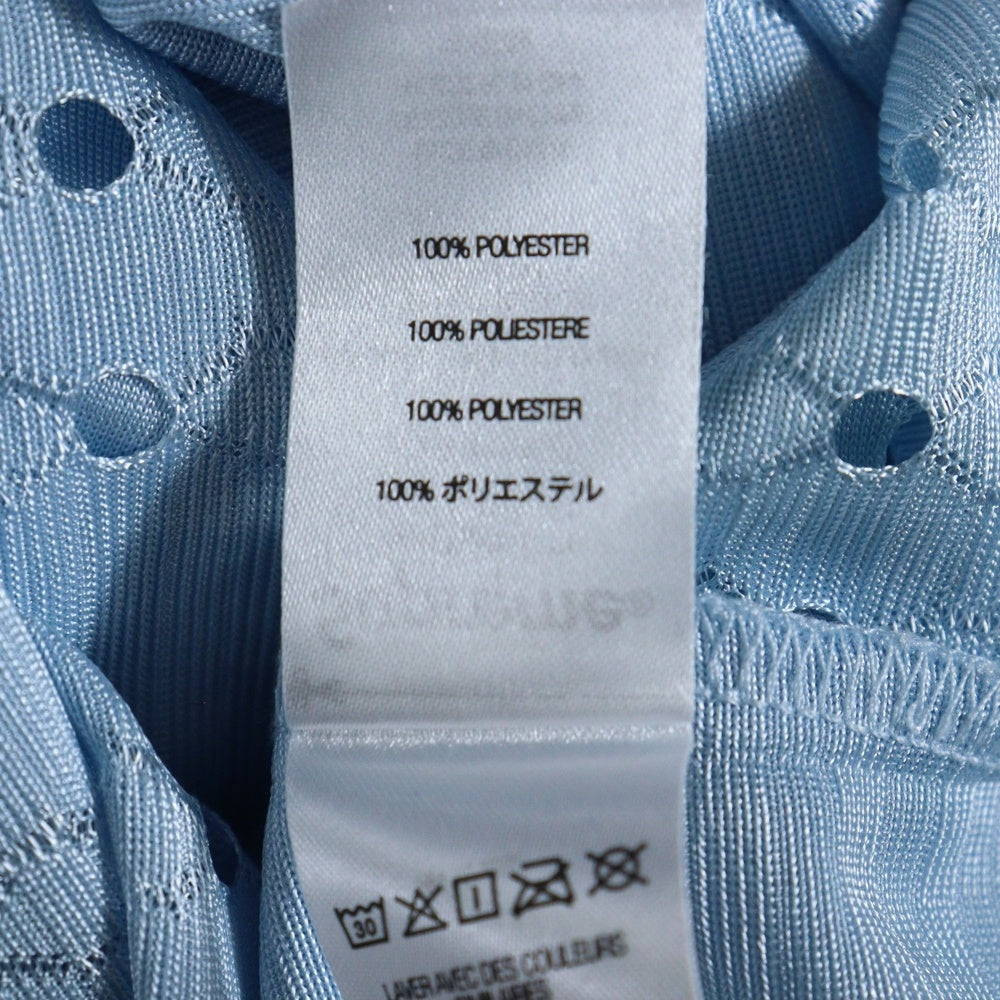 SUPREME(シュプリーム) 22SS Perforated Stripe Warm Up Top パフォーレイテッド メッシュストライプ半袖Tシャツ ブルー
