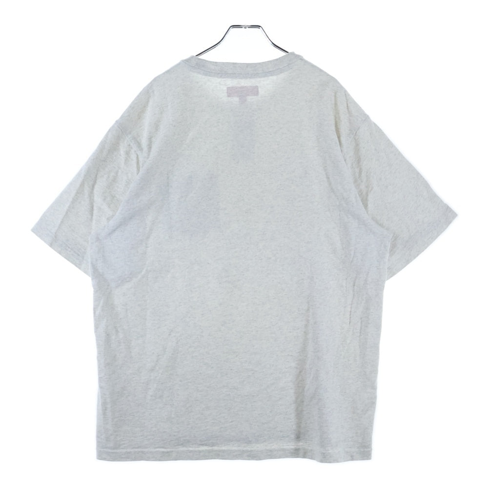 SUPREME(シュプリーム) 24SS S/S Pocket Tee ロゴ刺繍ポケット付クルーネック半袖Tシャツ グレー