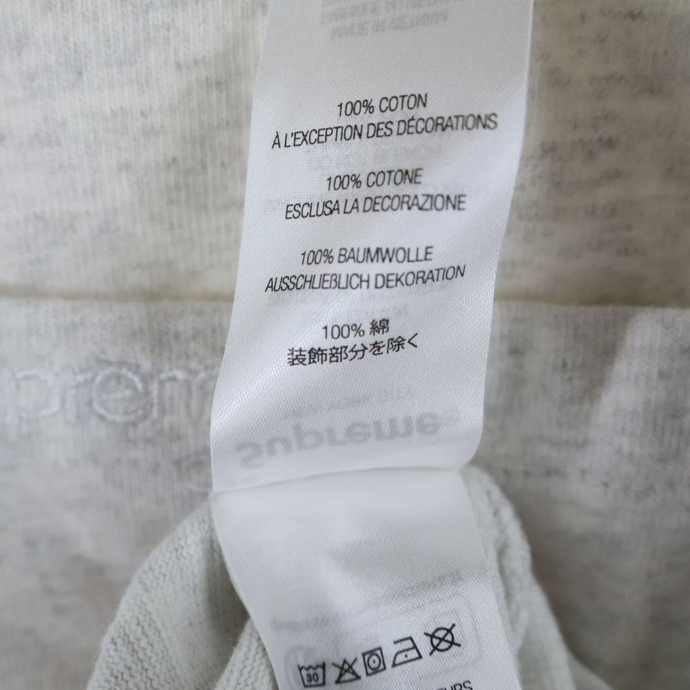 SUPREME(シュプリーム) 24SS S/S Pocket Tee ロゴ刺繍ポケット付クルーネック半袖Tシャツ グレー