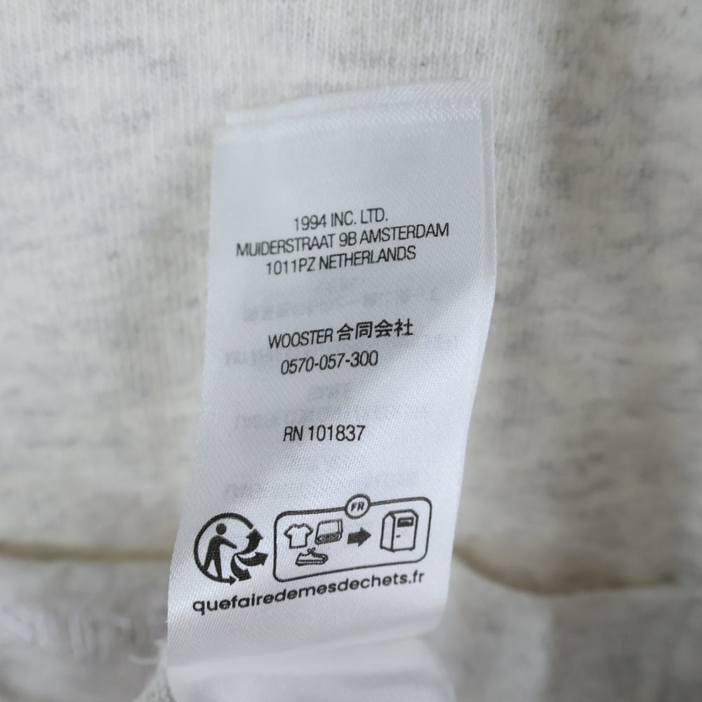 SUPREME(シュプリーム) 24SS S/S Pocket Tee ロゴ刺繍ポケット付クルーネック半袖Tシャツ グレー