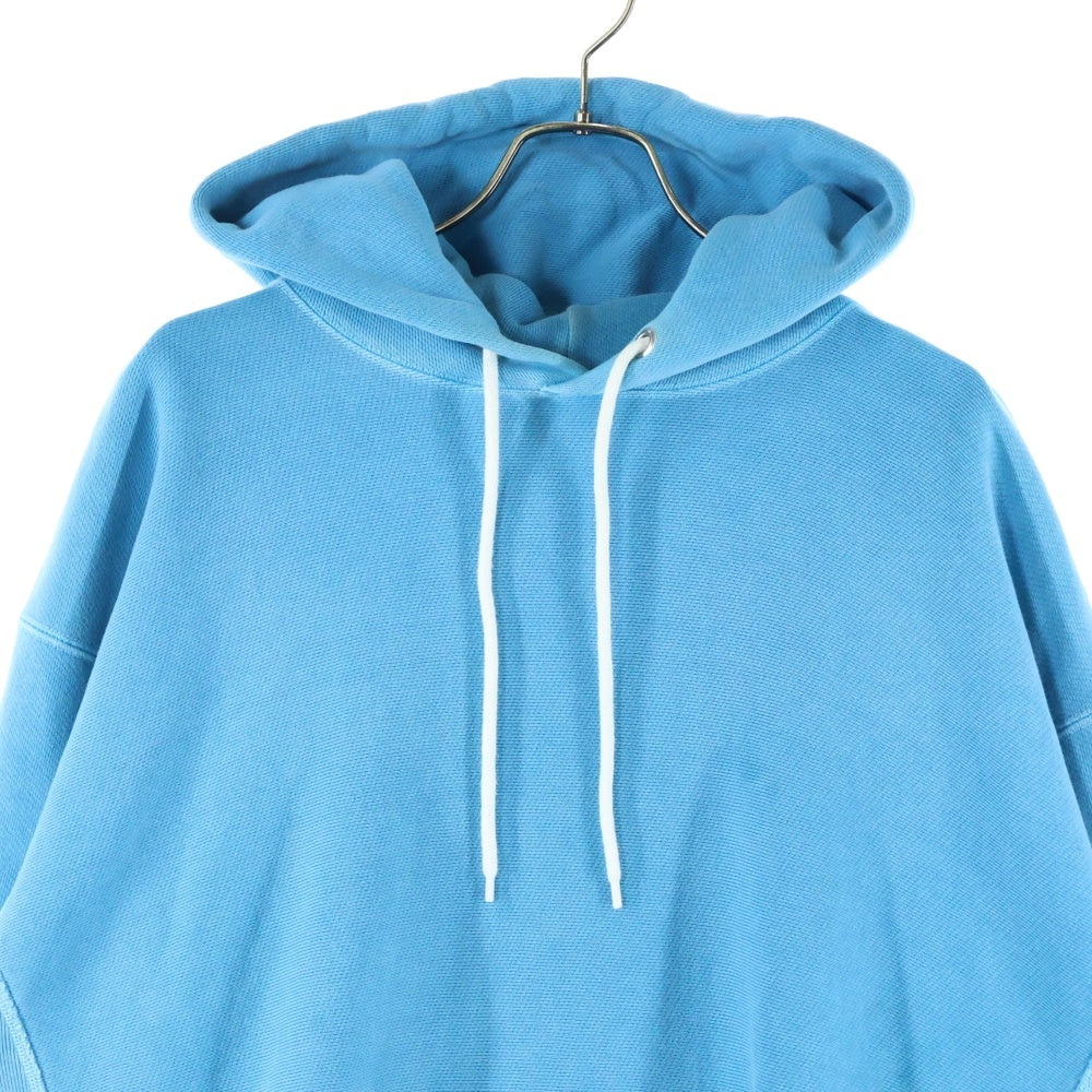 H BEAUTY&YOUTH(エイチ ビューティーアンドユース) HEAVY SWEAT HOODIE ヴィンテージウォッシュ スウェットプルオーバーパーカー ブルー