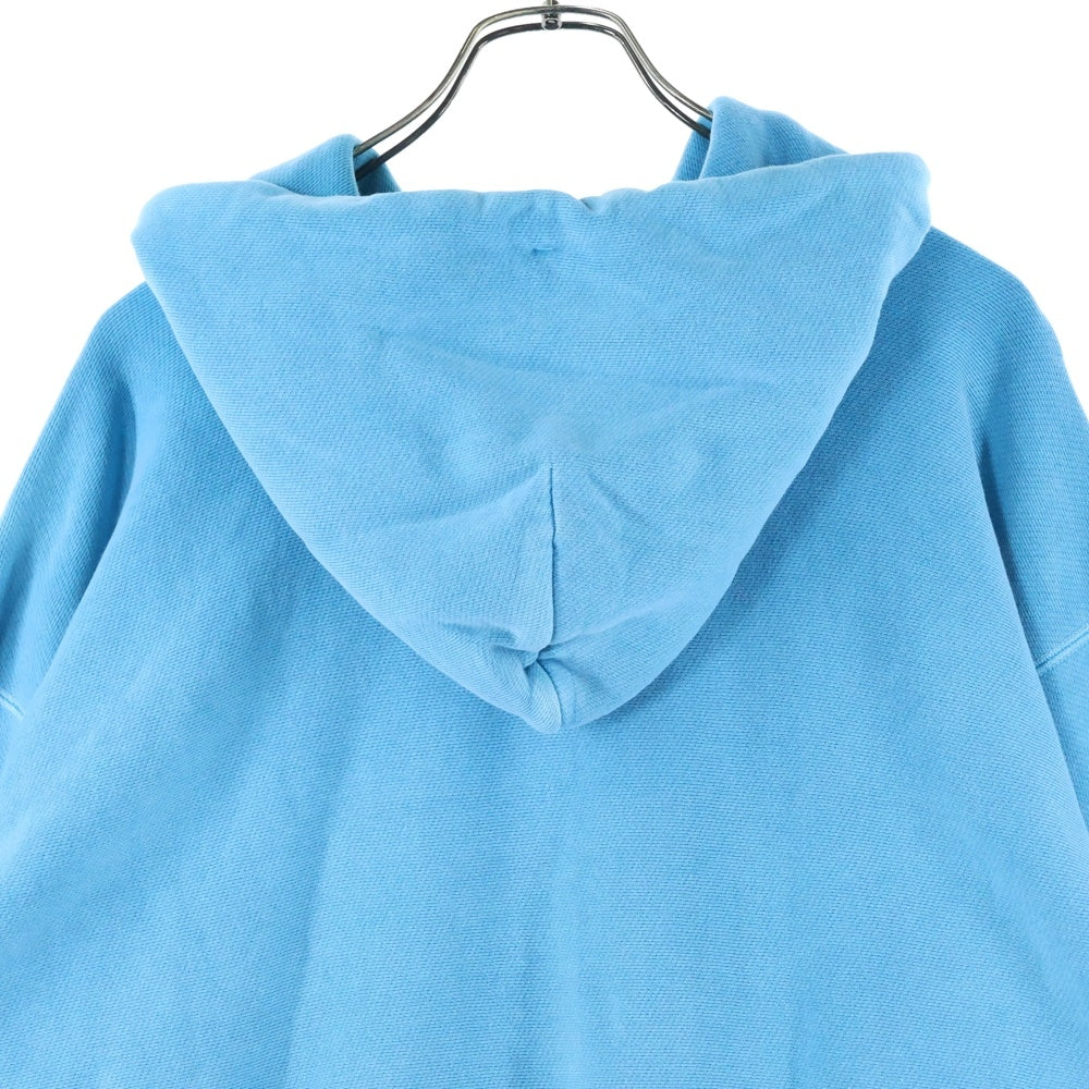 H BEAUTY&YOUTH(エイチ ビューティーアンドユース) HEAVY SWEAT HOODIE ヴィンテージウォッシュ スウェットプルオーバーパーカー ブルー