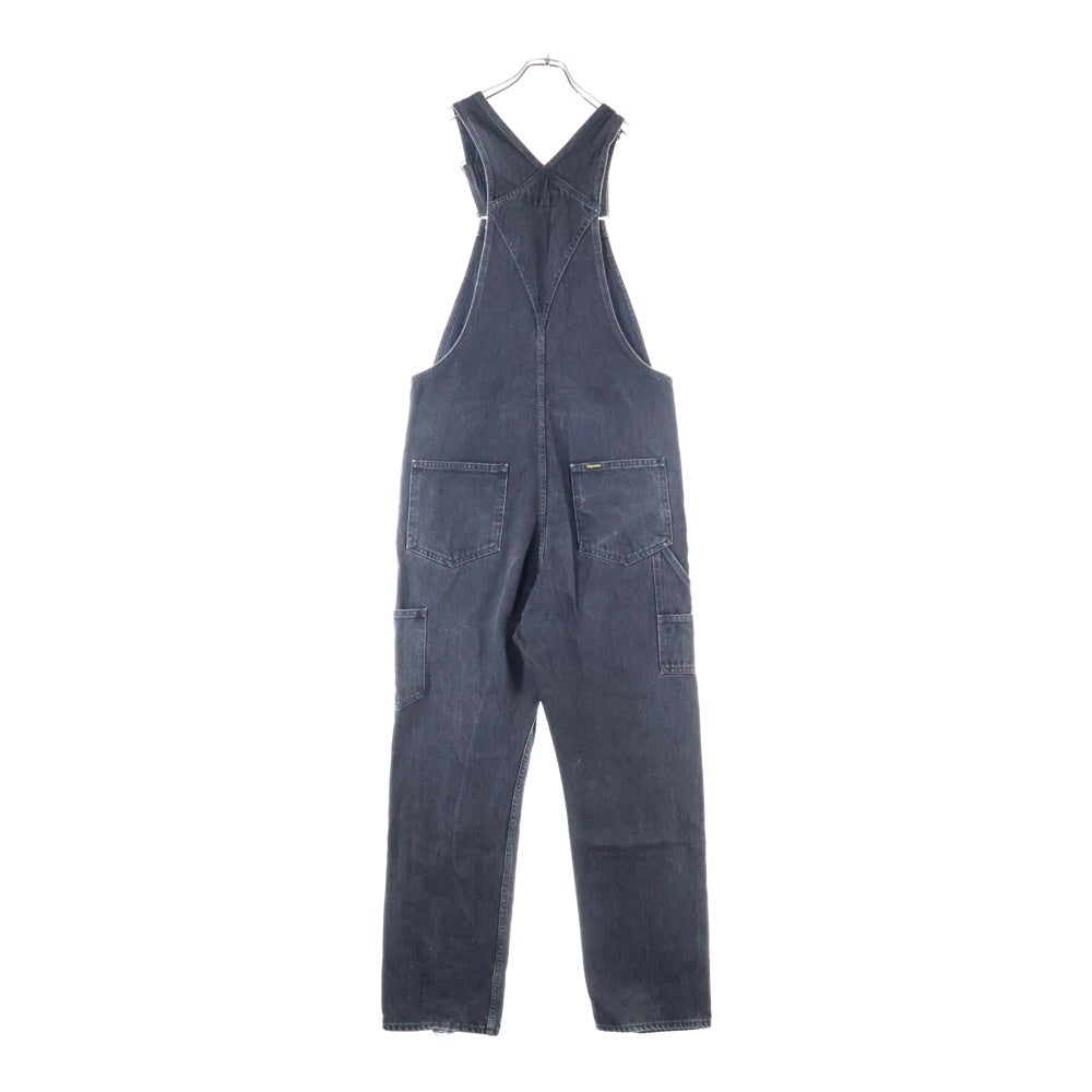 SUPREME(シュプリーム) 16AW Classic Logo Denim Overalls クラシックロゴ コットン デニム オーバーオール サロペット ブラック