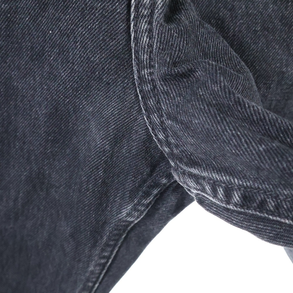 SUPREME(シュプリーム) 16AW Classic Logo Denim Overalls クラシックロゴ コットン デニム オーバーオール サロペット ブラック