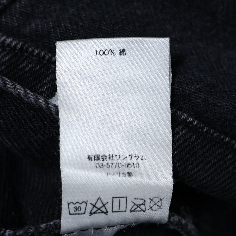 SUPREME(シュプリーム) 16AW Classic Logo Denim Overalls クラシックロゴ コットン デニム オーバーオール サロペット ブラック