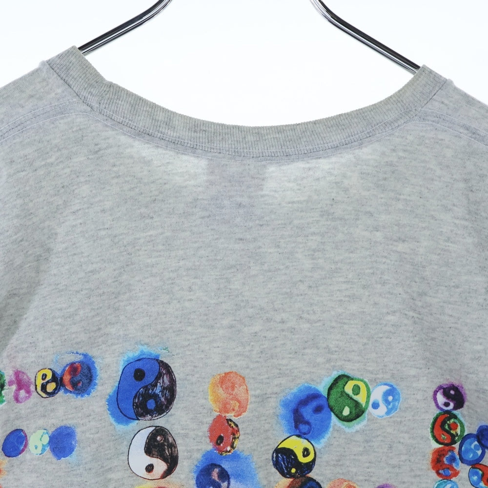 SUPREME(シュプリーム) 23AW Yin Yang Tee インヤン バックプリントクルーネック半袖Tシャツ グレー