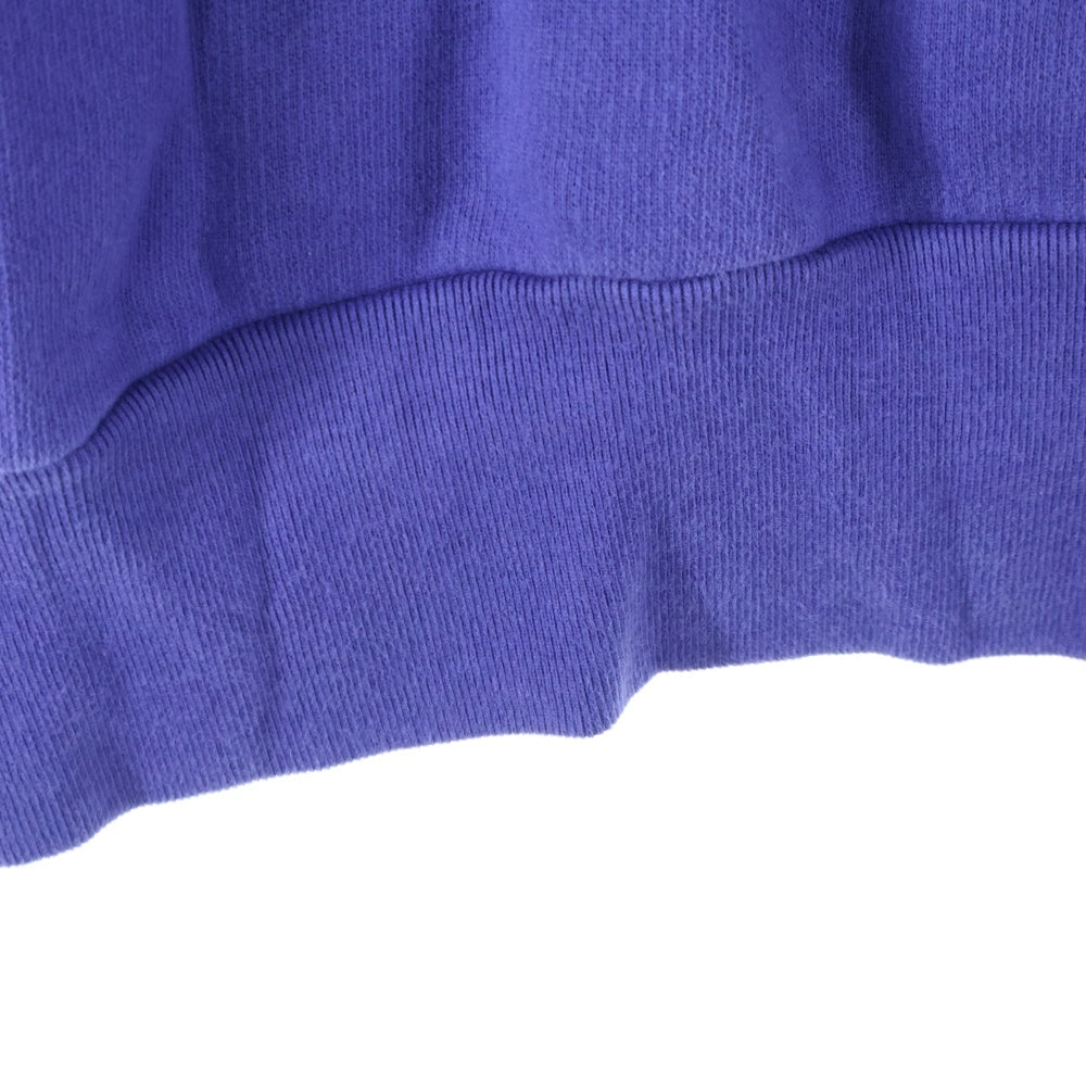 Acne Studios(アクネ ストゥディオズ) 21SS フロント刺繍クルーネックスウェットトレーナー パープル FA-UX-SWEA000129
