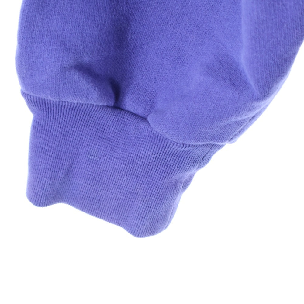 Acne Studios(アクネ ストゥディオズ) 21SS フロント刺繍クルーネックスウェットトレーナー パープル FA-UX-SWEA000129
