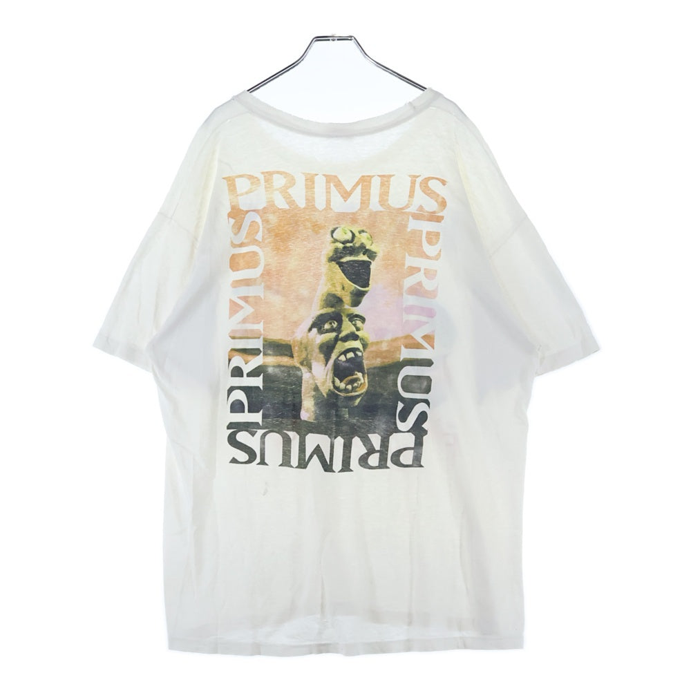 VINTAGE(ヴィンテージ) 90S VINTAGE PRIMUS FRIZZLE FRY プライマス 両面プリント ヴィンテージTシャツ 半袖カットソー ホワイト