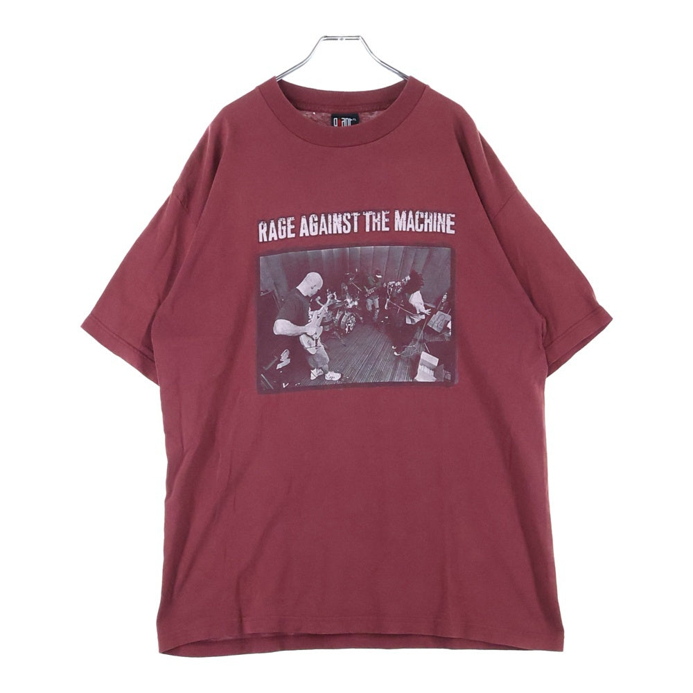 VINTAGE(ヴィンテージ) 90S VINTAGE RAGE AGAINST THE MACHINE 1997 MEMBER PORTRAIT レイジ アゲインスト ザ マシーン ヴィンテージ プリントTシャツ 半袖カットソー バーガンディ