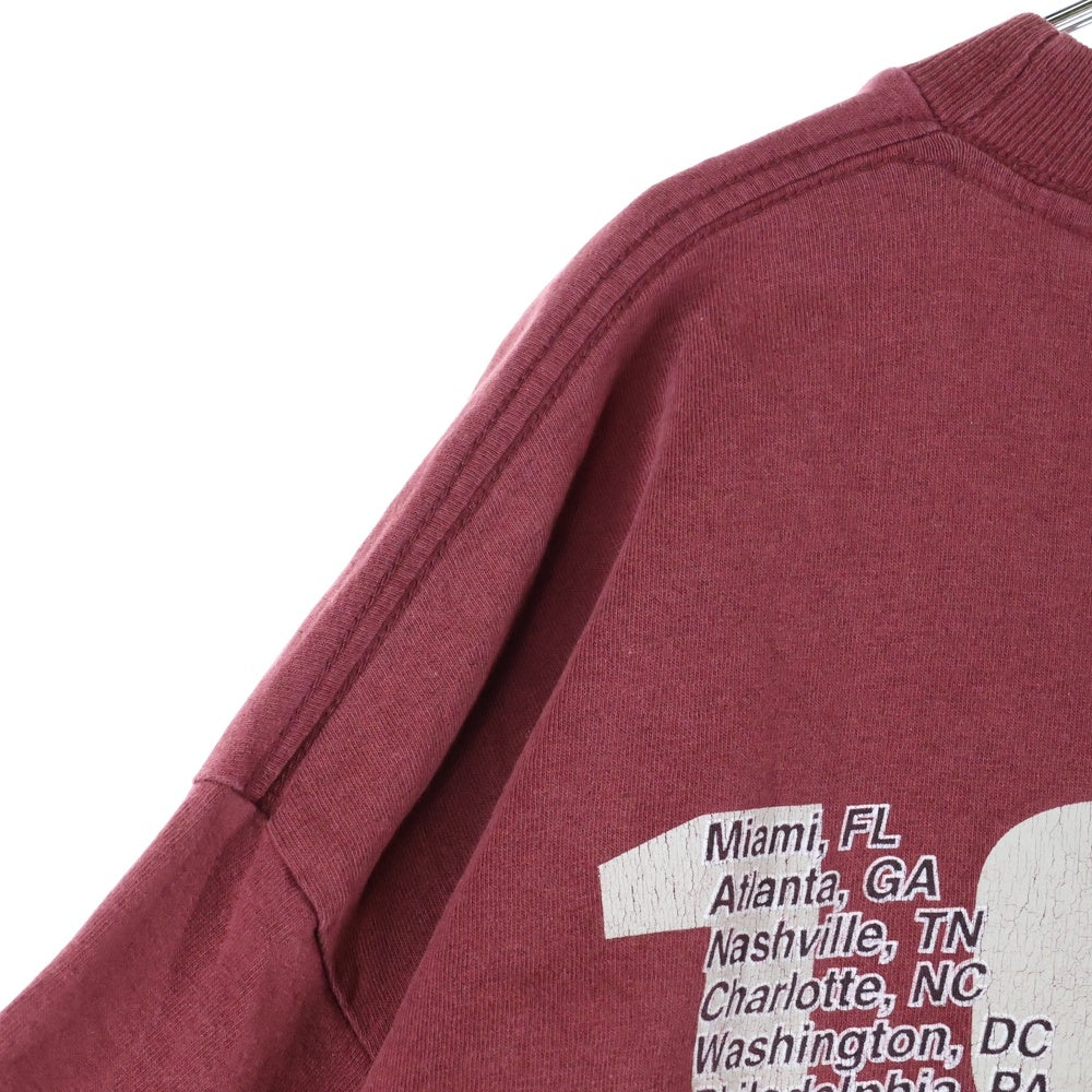 VINTAGE(ヴィンテージ) 90S VINTAGE RAGE AGAINST THE MACHINE 1997 MEMBER PORTRAIT レイジ アゲインスト ザ マシーン ヴィンテージ プリントTシャツ 半袖カットソー バーガンディ
