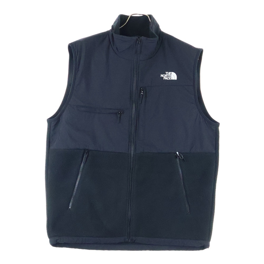 THE NORTH FACE(ザノースフェイス) DENALI VEST デナリ ナイロン切り替え フリース ジャケット ベスト ブラック NA72332