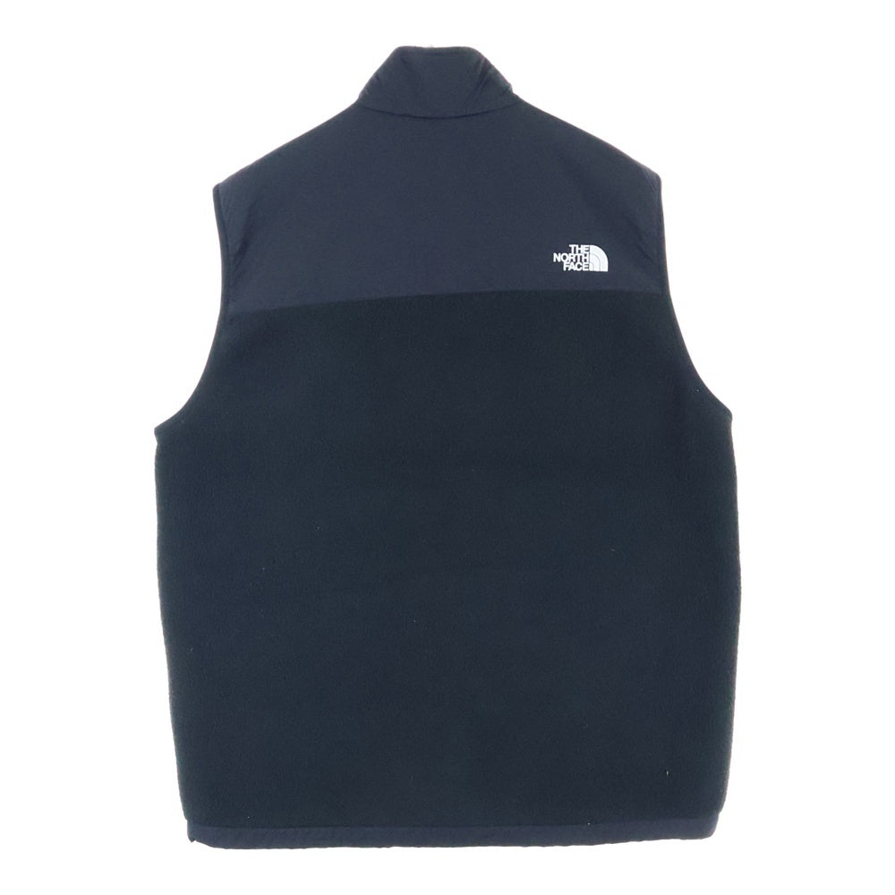THE NORTH FACE(ザノースフェイス) DENALI VEST デナリ ナイロン切り替え フリース ジャケット ベスト ブラック NA72332