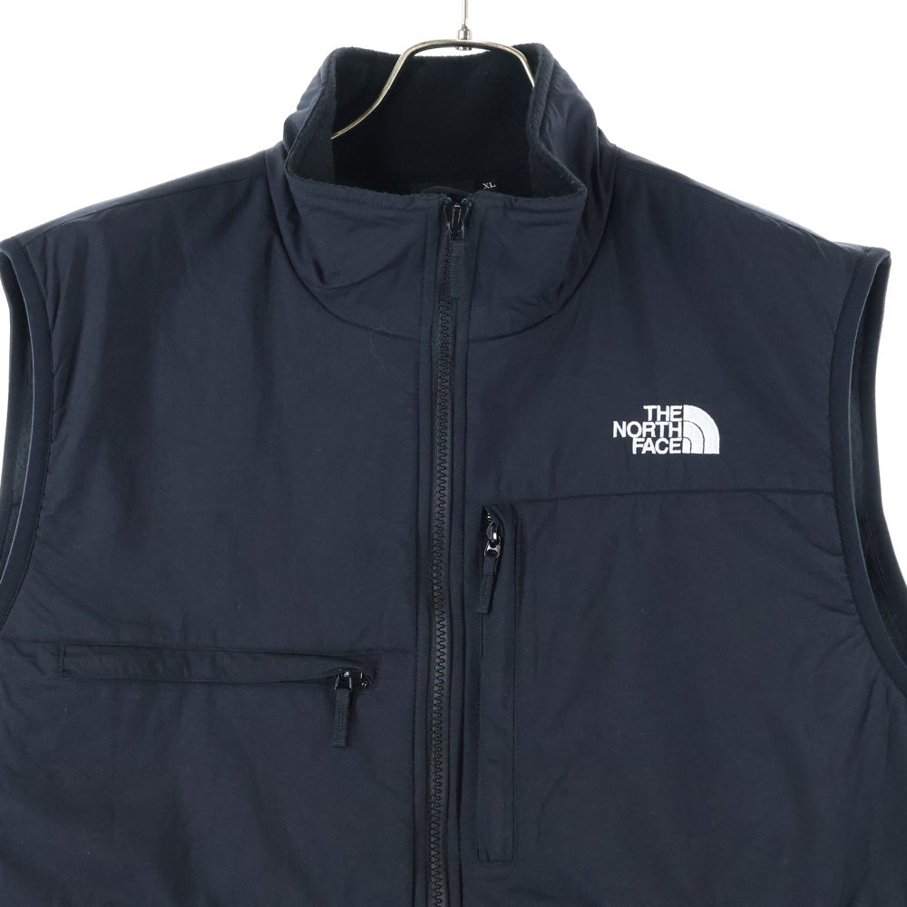 THE NORTH FACE(ザノースフェイス) DENALI VEST デナリ ナイロン切り替え フリース ジャケット ベスト ブラック NA72332