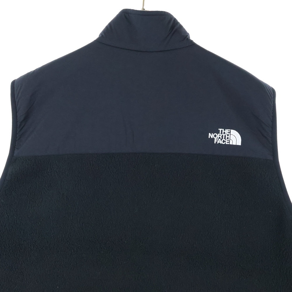 THE NORTH FACE(ザノースフェイス) DENALI VEST デナリ ナイロン切り替え フリース ジャケット ベスト ブラック NA72332