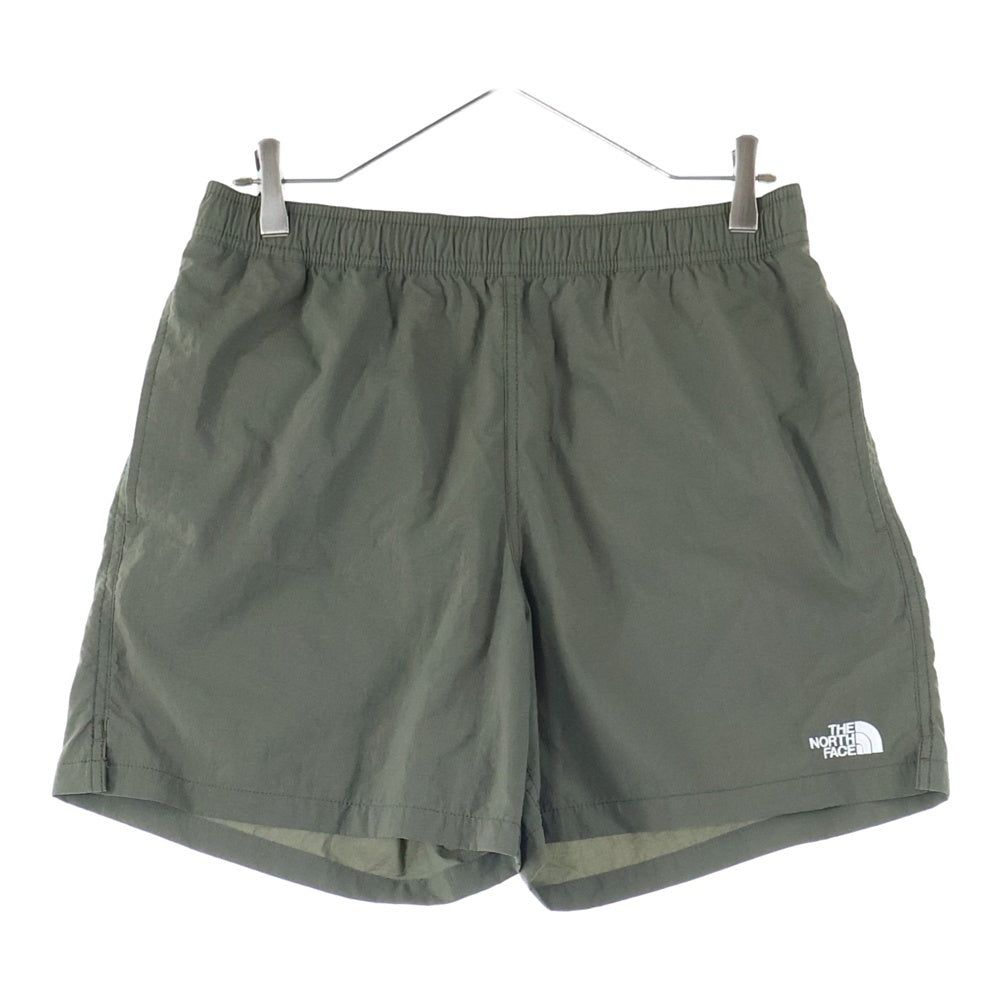 THE NORTH FACE(ザノースフェイス) VERSATILE SHORT バーサタイル ロゴ エンブロイダリー ナイロン ショーツ ハーフパンツ ブラック NB42335