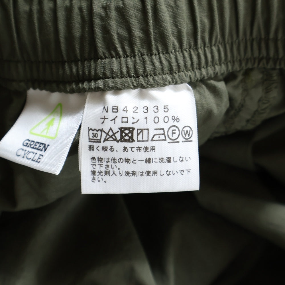 THE NORTH FACE(ザノースフェイス) VERSATILE SHORT バーサタイル ロゴ エンブロイダリー ナイロン ショーツ ハーフパンツ ブラック NB42335