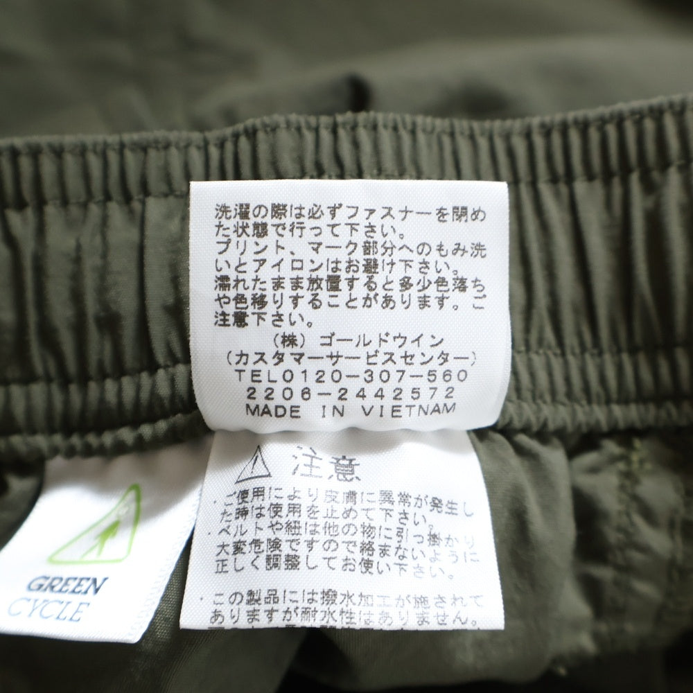 THE NORTH FACE(ザノースフェイス) VERSATILE SHORT バーサタイル ロゴ エンブロイダリー ナイロン ショーツ ハーフパンツ ブラック NB42335