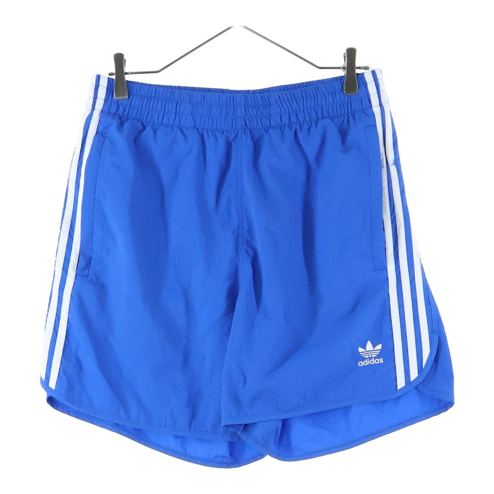 adidas(アディダス) ADICOLOR CLASSICS SPRINTER SHORTS アディカラー クラシック スプリンター トレフォイル エンブロイダリー ポリエステル ショーツ ハーフパンツ ブルー IU0772
