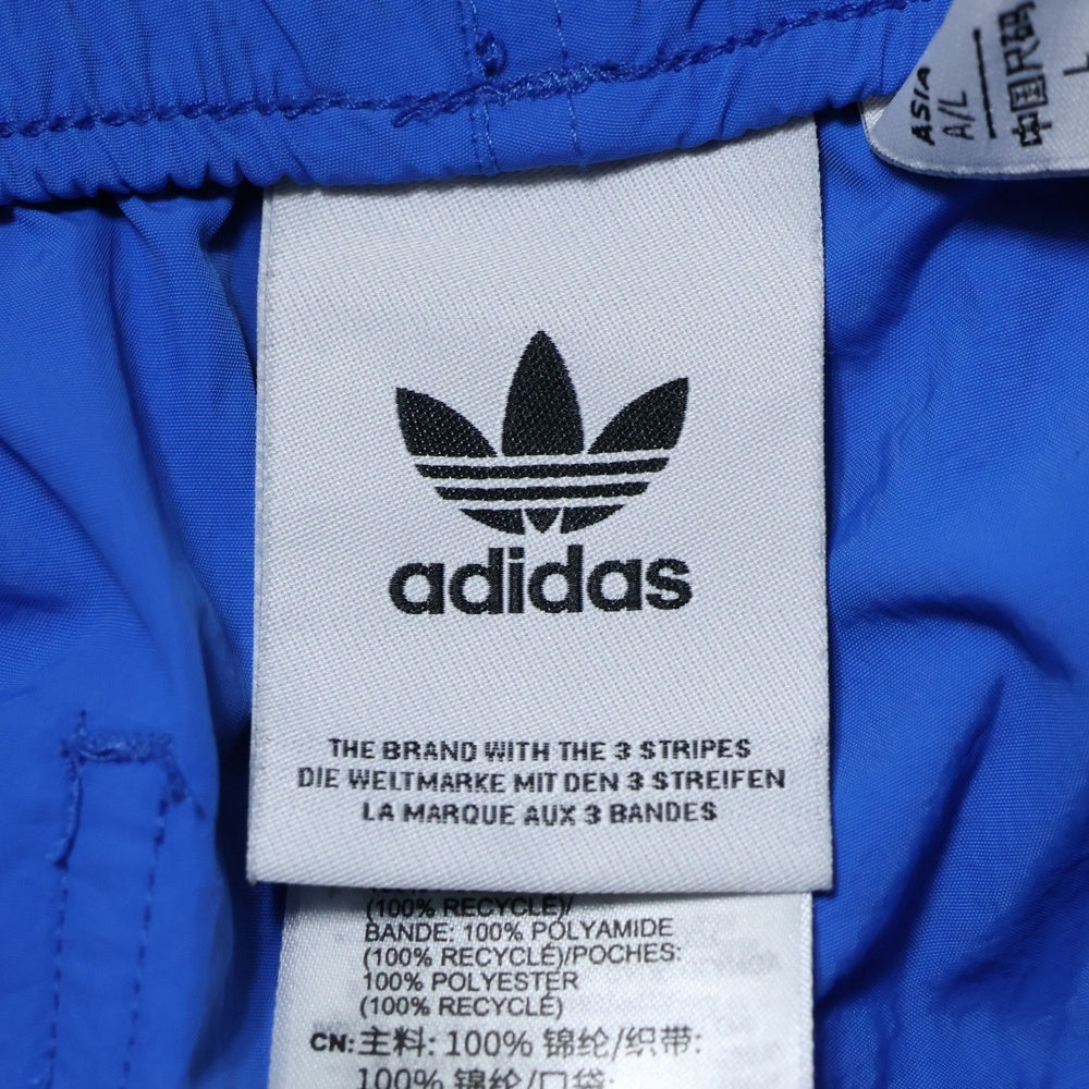 adidas(アディダス) ADICOLOR CLASSICS SPRINTER SHORTS アディカラー クラシック スプリンター トレフォイル エンブロイダリー ポリエステル ショーツ ハーフパンツ ブルー IU0772