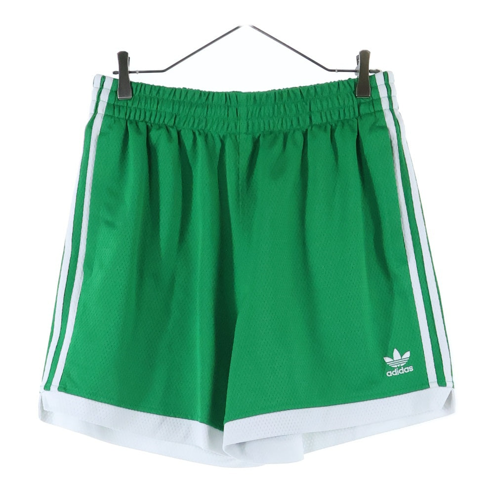 adidas(アディダス) トレフォイル エンブロイダリー モック アイレット ショートパンツ グリーン IZ2448