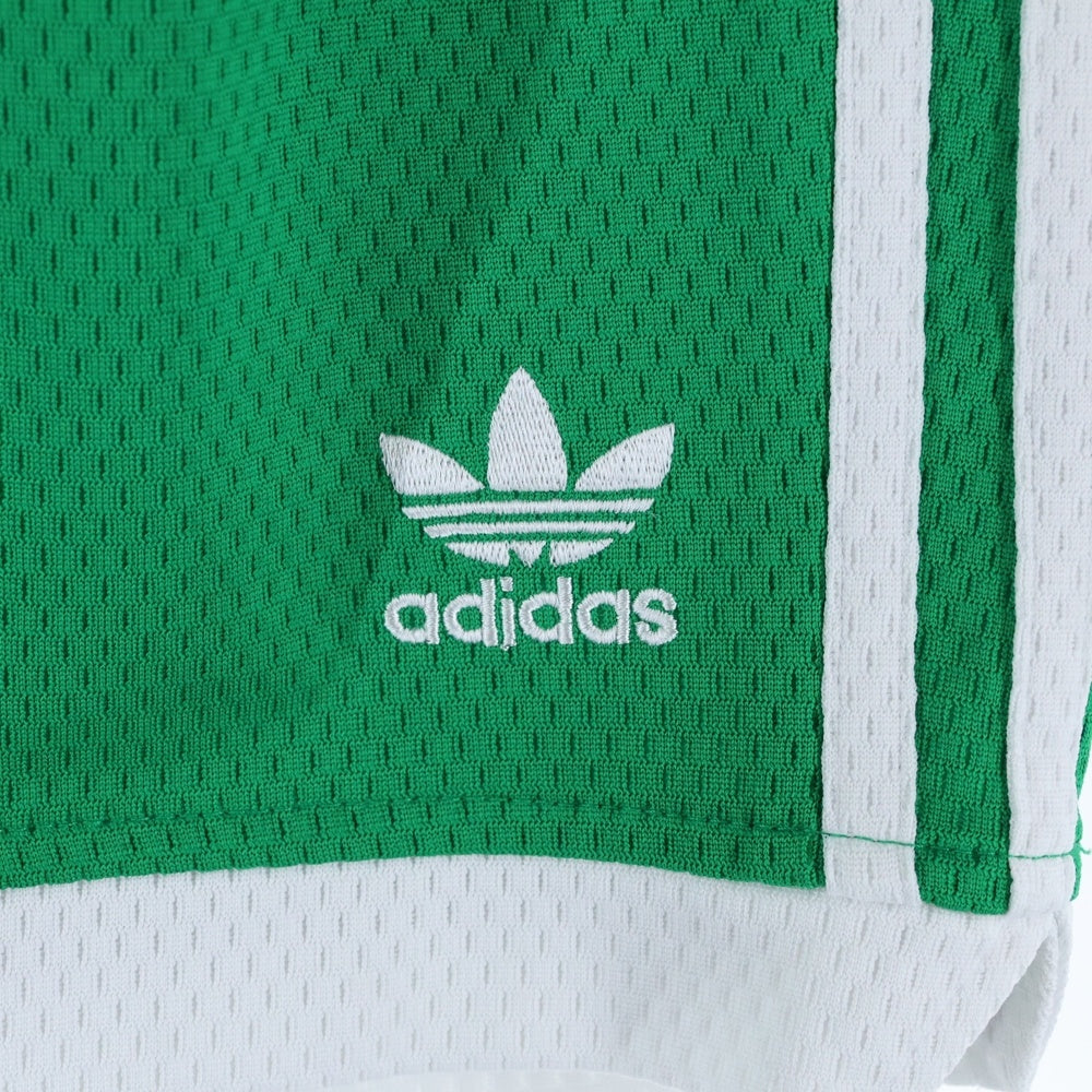 adidas(アディダス) トレフォイル エンブロイダリー モック アイレット ショートパンツ グリーン IZ2448