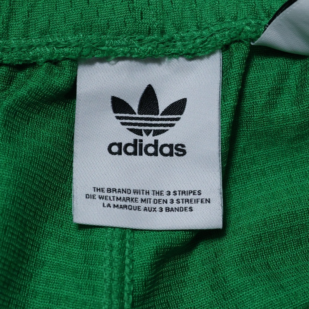 adidas(アディダス) トレフォイル エンブロイダリー モック アイレット ショートパンツ グリーン IZ2448