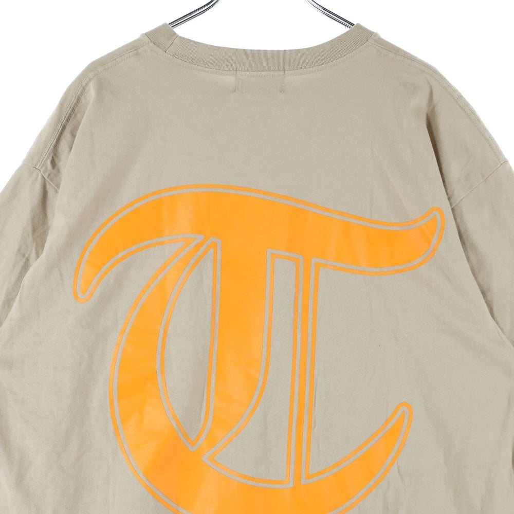 TOKYO23(トウキョウニジュウサン) OLD ENGLISH LOGO T-shirt BEIGE オールド イングリッシュ ロゴ クルーネック 半袖 Tシャツ カットソー ベージュ T024S-TS005