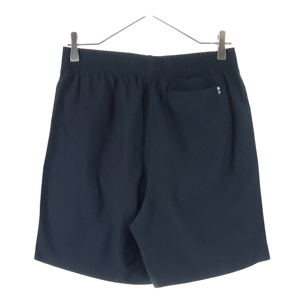 adidas(アディダス) M 3ST SWIMS SHORTS トレフォイル エンブロイダリー ポリエステル スイム ショーツ ハーフパンツ ブラック HT4406