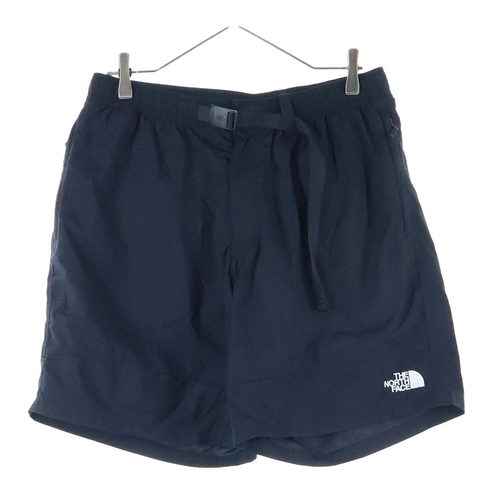 THE NORTH FACE(ザノースフェイス) NUPTSE SHORT ヌプシ ロゴエンブロイダリー ナイロン ショーツ ハーフパンツ ブラック NB42334