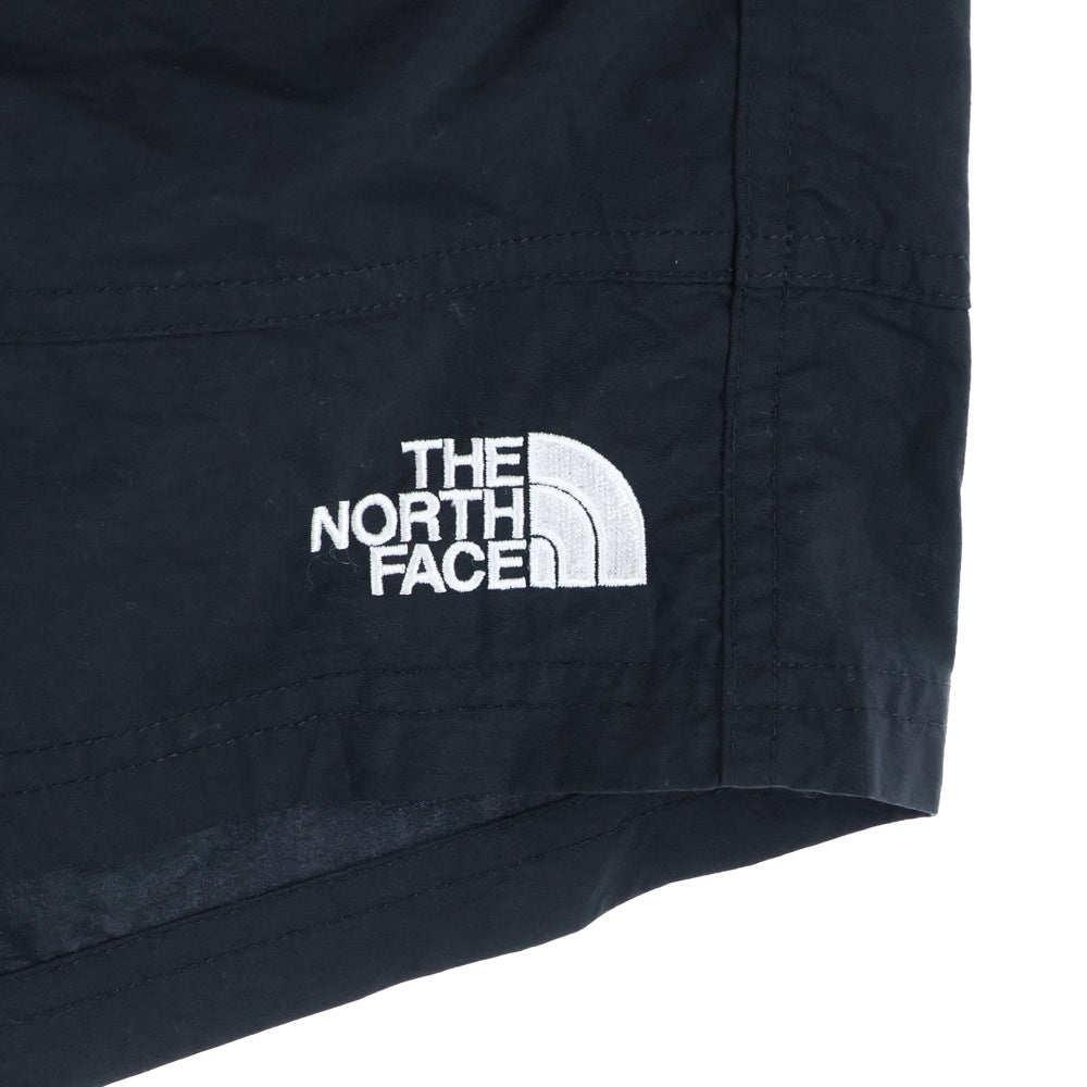THE NORTH FACE(ザノースフェイス) NUPTSE SHORT ヌプシ ロゴエンブロイダリー ナイロン ショーツ ハーフパンツ ブラック NB42334