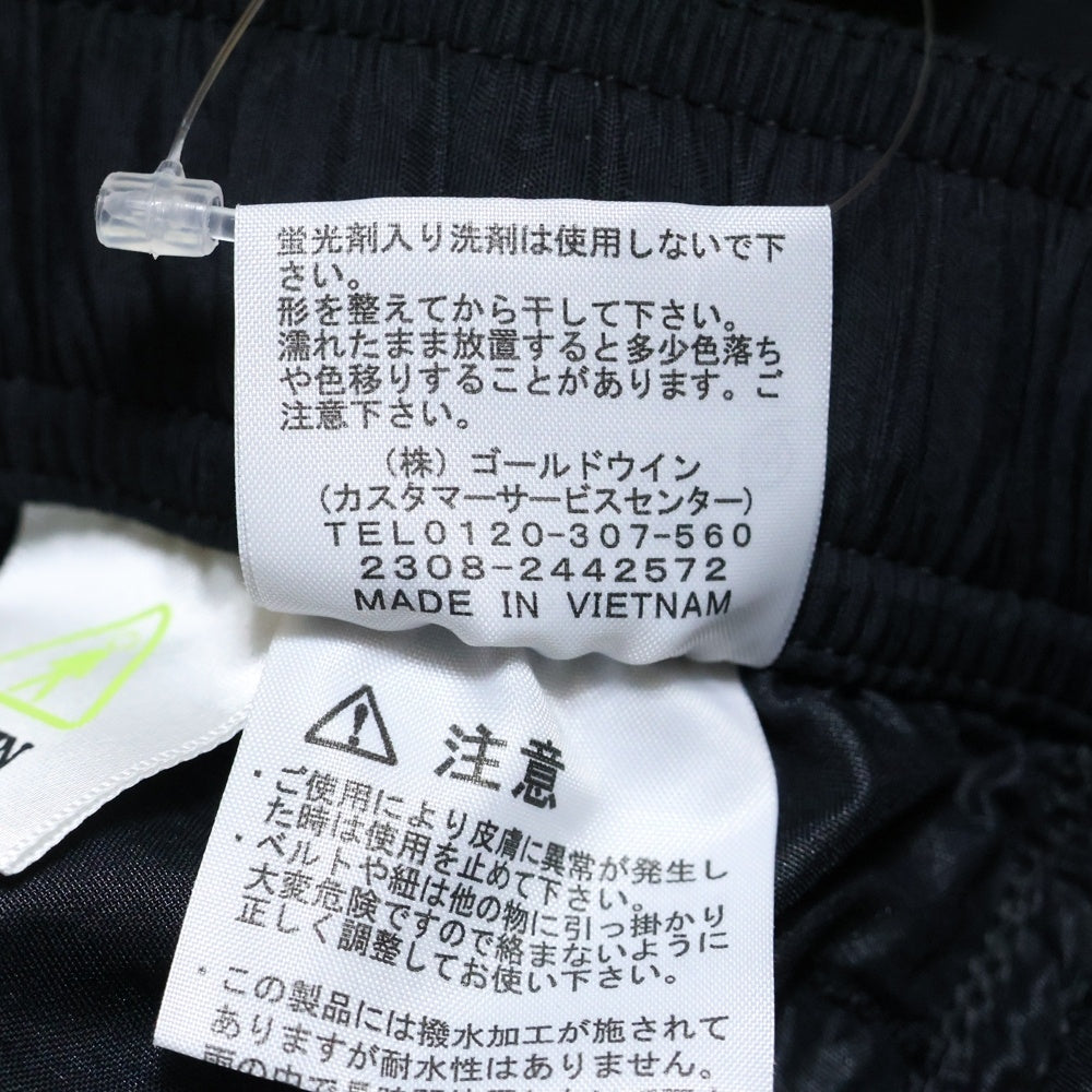 THE NORTH FACE(ザノースフェイス) NUPTSE SHORT ヌプシ ロゴエンブロイダリー ナイロン ショーツ ハーフパンツ ブラック NB42334