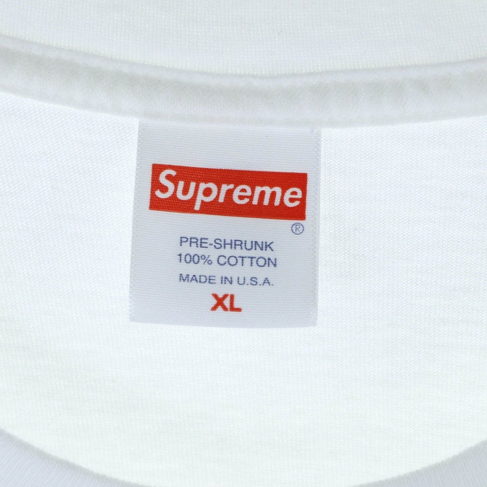 SUPREME(シュプリーム) 22AW Catwoman Tee キャットウーマン プリント クルーネック コットン 半袖 Tシャツ カットソー ホワイト