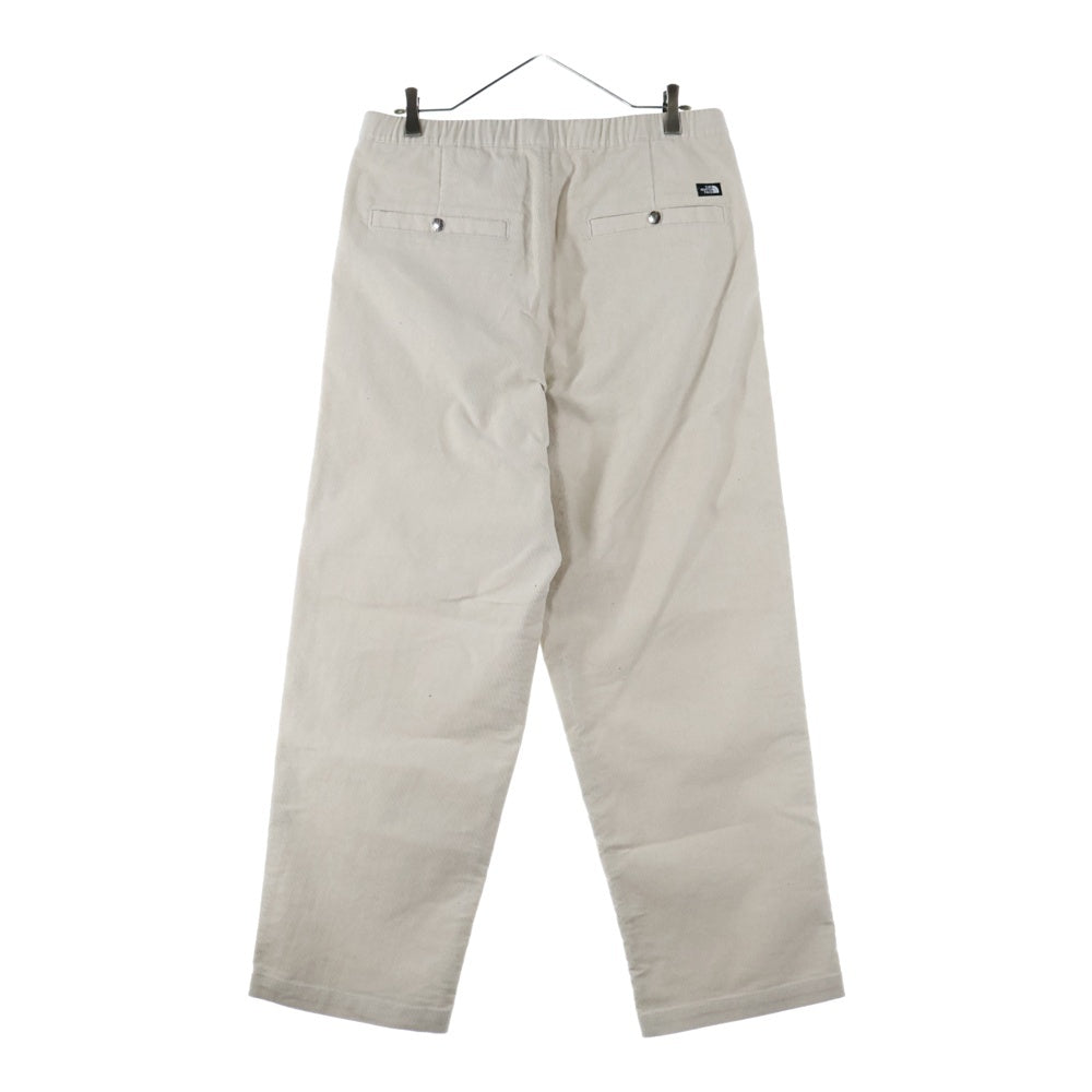 THE NORTH FACE(ザノースフェイス) VALLEYWAVE PANT バレー ウェーブ コーデュロイ ストレート ロングパンツ アイボリー NB82431