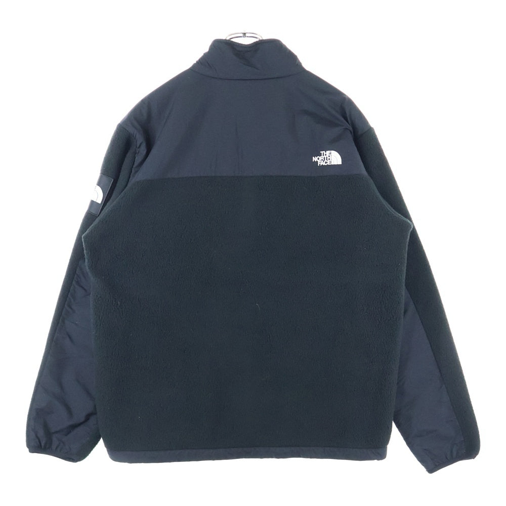 THE NORTH FACE(ザノースフェイス) DENALI JACKET デナリ ナイロン切り替え ジップアップ フリース ジャケット ブラック