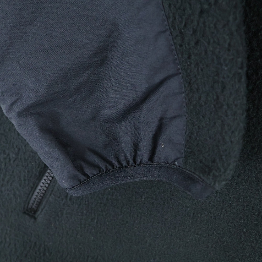 THE NORTH FACE(ザノースフェイス) DENALI JACKET デナリ ナイロン切り替え ジップアップ フリース ジャケット ブラック