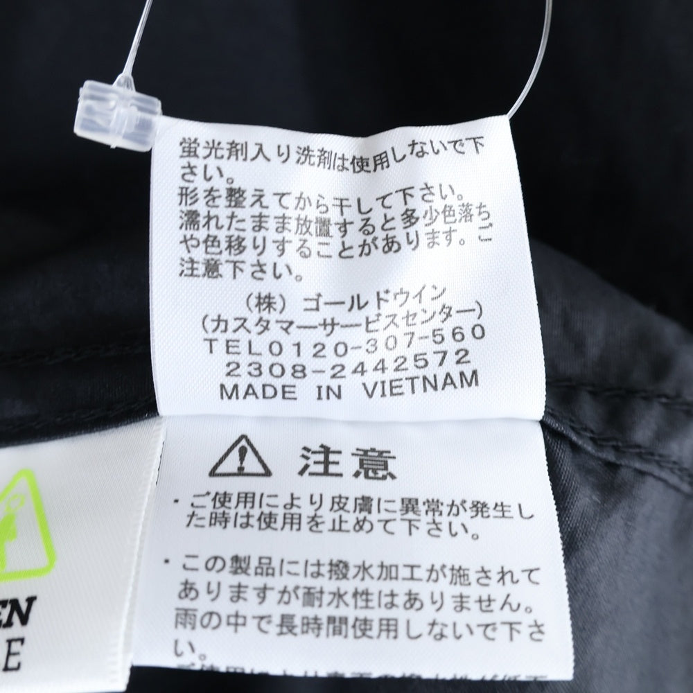 THE NORTH FACE(ザノースフェイス) S/S NUPTSE SHIRT ヌプシ ドットボタン ナイロン 半袖シャツ ブラック NR22331